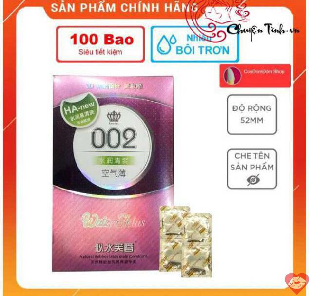  Nhập sỉ Bao cao su HA 002 Water Lotus siêu mỏng  giá tốt 