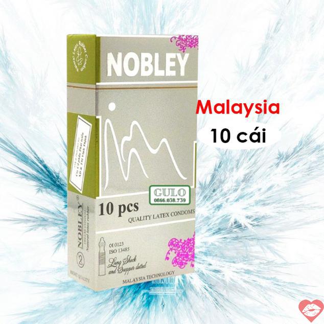 Nhập sỉ Bao cao su Nobley 10 pcs giá rẻ chính hãng Malaysia shop bcs uy tín tốt nhất 