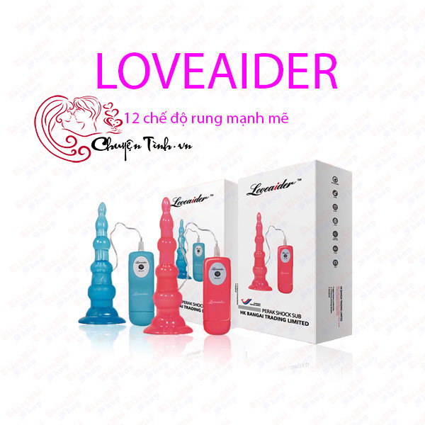 Cây Kích Thích Hậu Môn Dán Tường Loveaider que rung tình yêu