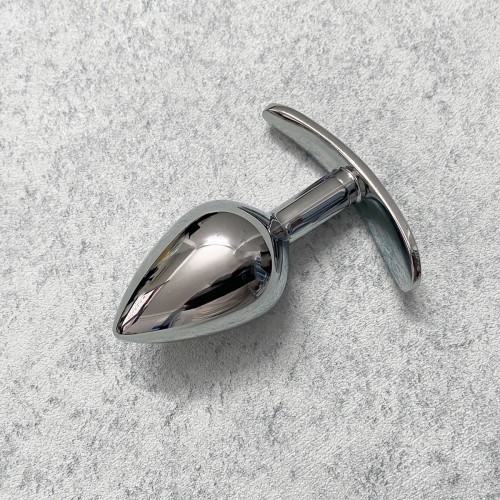 Dụng cụ kích thích hậu môn inox có tay cầm