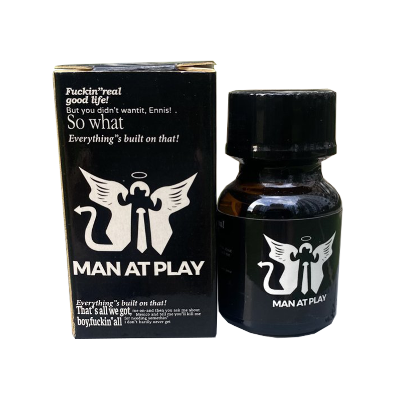Chai hít Popper Man At Play đen 10ml chính hãnh dành cho Top Bot loại mạnh
