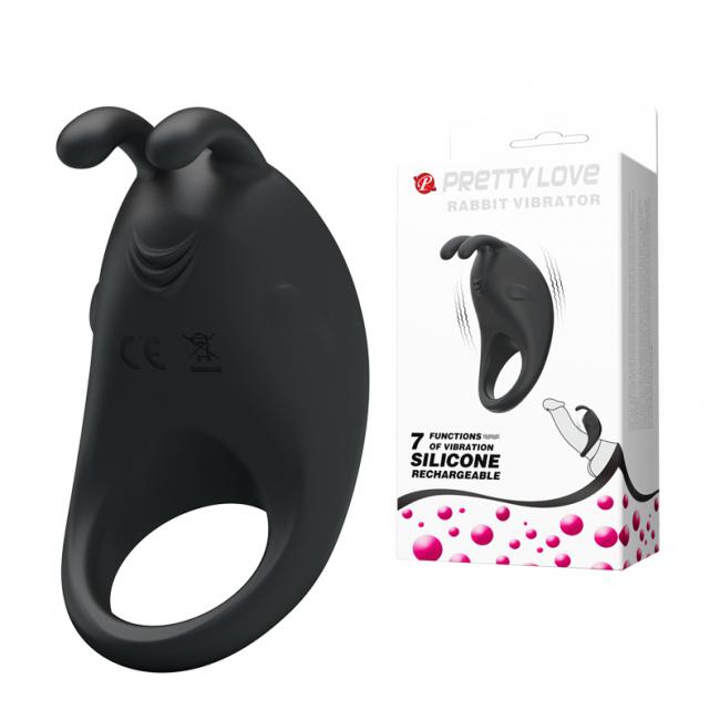 Vòng đeo dương vật 7 chế độ rung Prettylove Rabbit Vibration