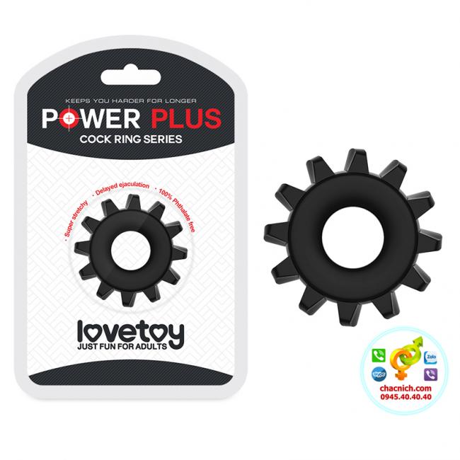 Vòng đeo dương vật giúp lâu ra và tăng khoái cảm POWER PLUS Cockring LV1432