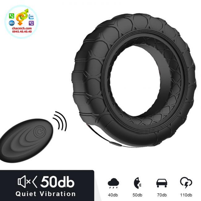 Vòng đeo thông minh 10 chế độ rung Pipedream Dual Motors Couple Vibrating
