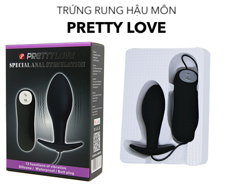 Trứng Rung Ngoáy Hậu Môn Pretty Love máy massage kích thích que rung PrettyLove Trứng Rung Ngoáy Hậu Môn Pretty Love máy massage kích thích que rung PrettyLove